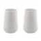 CosmoLiving by Cosmopolitan 7" White Porcelain Contemporary Vase